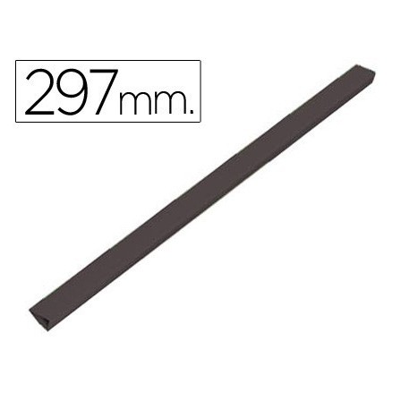 LOMERA PLASTICO DIN A4 NEGRA