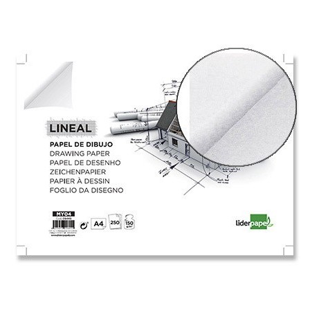 PAPEL DIBUJO MARCA MAYOR DIN A4 HOJA