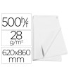 PAPEL MANILA 62X86 BLANCO -PAQUETE DE 500 HOJAS