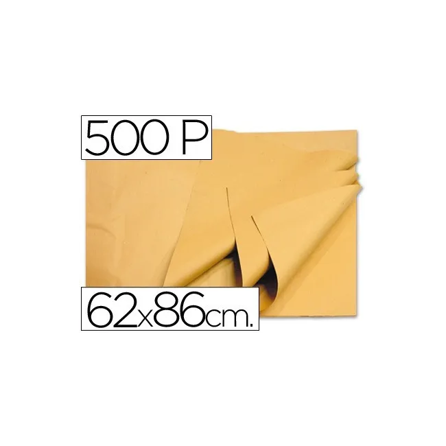 PAPEL MANILA 62X86 CREMA -PAQUETE DE 500 HOJAS