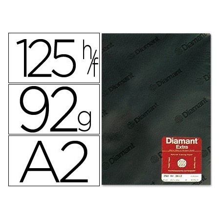 PAPEL VEGETAL DIAMANT DIN A2 92 GR HOJA