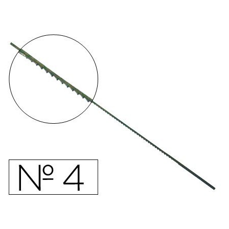 PELOS DE SEGUETA MADERA N.4 -CAJA DE 144