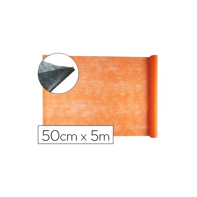 TEJIDO SIN TEJER LIDERPAPEL TERILENO 25 G/M2 ROLLO DE 5 MT NARANJA