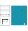 CUADERNO ESPIRAL LIDERPAPEL FOLIO WRITE TAPA BLANDA 80H 60GR HORIZO...