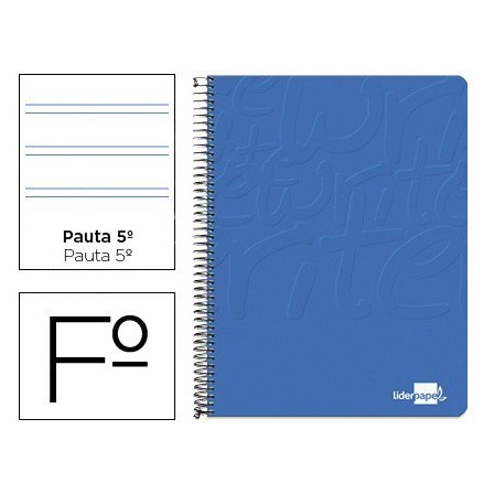 CUADERNO ESPIRAL LIDERPAPEL FOLIO WRITE TAPA BLANDA 80H 60GR PAUTA ...