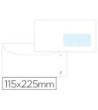 SOBRE LIDERPAPEL BLANCO 115X225 MM VENTANA DERECHA TRAPEZODIAL ENGO...