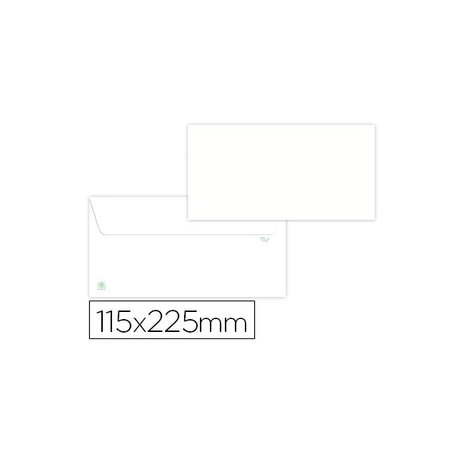 SOBRE LIDERPAPEL BLANCO 115X225 MM SOLAPA TIRA DE SILICONA PAPEL RE...