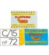 PLASTILINA JOVI 72 SURTIDA -TAMAÑO GRANDE -CAJA DE 15 UNIDADES