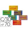 PLASTILINA JOVI 70 SURTIDA -TAMAÑO PEQUEÑO -CAJA DE 30 UNIDADES