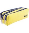 BOLSO ESCOLAR LIDERPAPEL PORTATODO RECTANGULAR 3 BOLSILLOS AMARILLO...