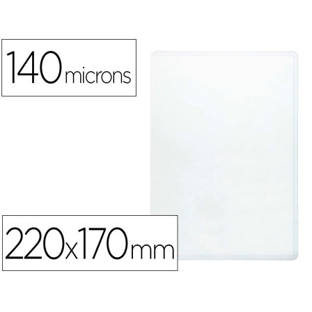 FUNDA PORTADOCUMENTO Q-CONNECTDIN A5 150 MICRAS PVC TRANSPARENTE CO...