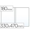 FUNDA PORTADOCUMENTO Q-CONNECT FOLIO DOBLE 180 MICRAS PVC TRANSPARE...