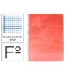 CUADERNO ESPIRAL LIDERPAPEL FOLIO PAUTAGUIA TAPA PLASTICO 80H 75GR ...