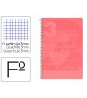 CUADERNO ESPIRAL LIDERPAPEL FOLIO PAUTAGUIA TAPA PLASTICO 80H 75GR ...