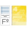 CUADERNO ESPIRAL LIDERPAPEL FOLIO PAUTAGUIA TAPA PLASTICO 80H 75GR ...