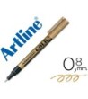ROTULADOR ARTLINE MARCADOR PERMANENTE TINTA METALICA EK-999 ORO -PU...