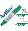 ROTULADOR ARTLINE MARCADOR PERMANENTE 100 VERDE -PUNTA BISELADA