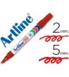 ROTULADOR ARTLINE MARCADOR PERMANENTE EK-90 ROJO -PUNTA BISELADA 5 ...