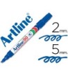 ROTULADOR ARTLINE MARCADOR PERMANENTE EK-90 AZUL -PUNTA BISELADA 5 ...
