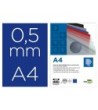 TAPA ENCUADERNACION LIDERPAPEL POLIPROPILENO A4 0.5MM AZUL OPACO PA...