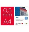 TAPA ENCUADERNACION LIDERPAPEL POLIPROPILENO A4 0.5MM ROJO OPACO PA...