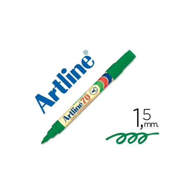 ROTULADOR ARTLINE MARCADOR PERMANENTE EK-70 VERDE -PUNTA REDONDA 1....