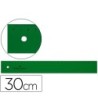 REGLA FABER CASTELL 30 CM PLASTICO VERDE