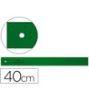REGLA FABER CASTELL 40 CM PLASTICO VERDE