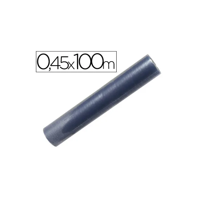 ROLLO PLASTICO FORRALIBROS LIDERPAPEL 0,45X100 MT