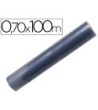 ROLLO PLASTICO FORRALIBROS LIDERPAPEL 0,70X100 MT