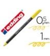 ROTULADOR EDDING PUNTA FIBRA 1200 AMARILLO N.5 -PUNTA REDONDA 0.5 MM