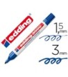 ROTULADOR EDDING MARCADOR PERMANENTE 3000 AZUL PUNTA REDONDA 1,5-3 MM