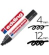 ROTULADOR EDDING MARCADOR PERMANENTE 800 NEGRO -PUNTA BISELADA 12 MM