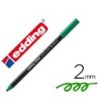 ROTULADOR EDDING PUNTA FIBRA 1300 VERDE -PUNTA REDONDA 2 MM