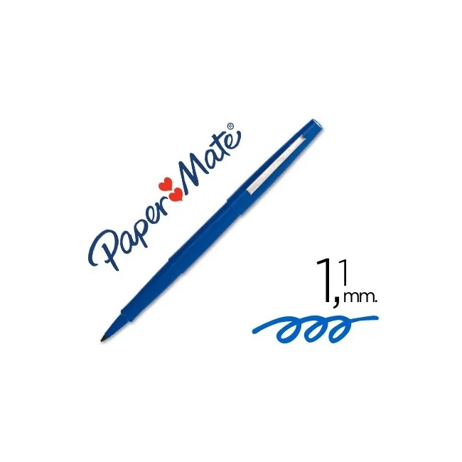 ROTULADOR PAPER MATE PUNTA NYLON 3103-1 AZUL