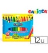 ROTULADOR CARIOCA JUMBO C/12 COLORES -PUNTA GRUESA