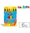 ROTULADOR CARIOCA JUMBO C/6 COLORES -PUNTA GRUESA
