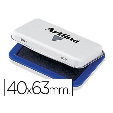 TAMPON ARTLINE Nº 00 AZUL -40X63 MM