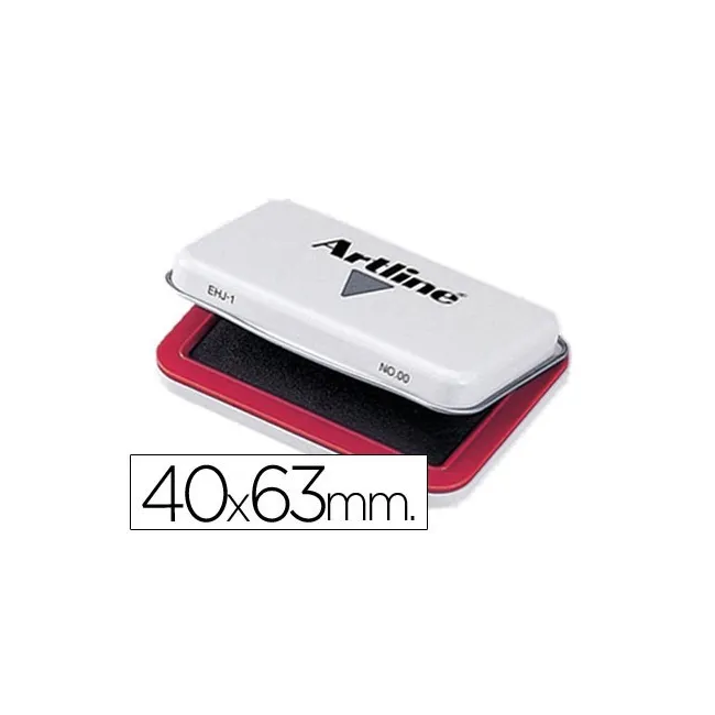 TAMPON ARTLINE Nº 00 ROJO -40X63 MM
