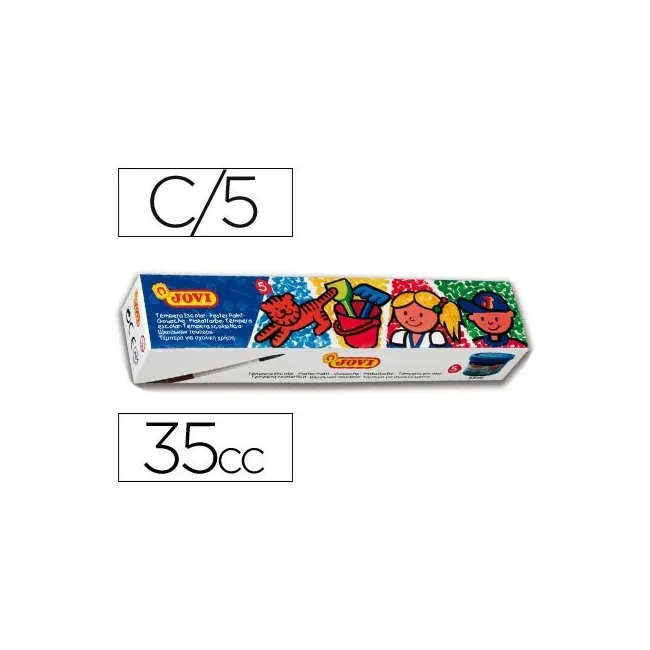 TEMPERA JOVI 35 CC 5 COLORES SURTIDOS