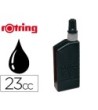 TINTA CHINA ROTRING NEGRA -FRASCO DE 23 CC
