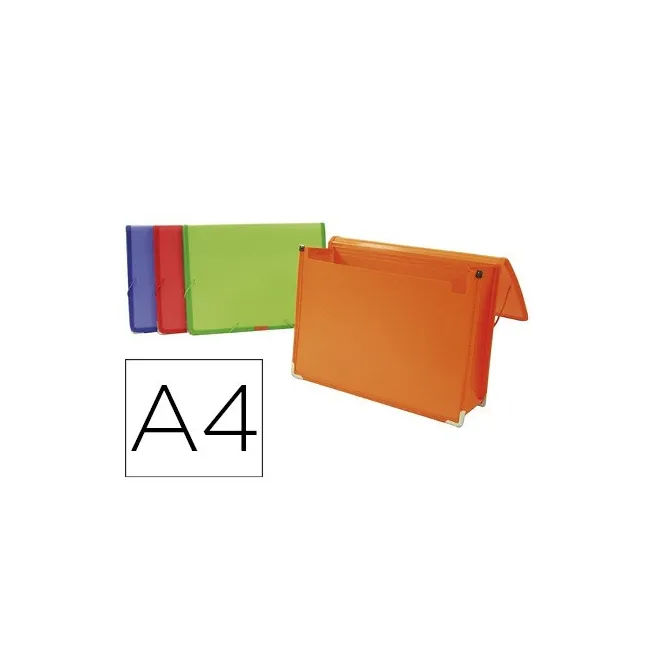 CARPETA LIDERPAPEL PORTADOCUMENTOS POLIPROPILENO DIN A4 COLORES SUR...