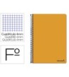 CUADERNO ESPIRAL LIDERPAPEL FOLIO SMART TAPA BLANDA 80H 60GR CUADRO...