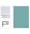 CUADERNO ESPIRAL LIDERPAPEL FOLIO SMART TAPA BLANDA 80H 60GR CUADRO...