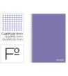 CUADERNO ESPIRAL LIDERPAPEL FOLIO SMART TAPA BLANDA 80H 60GR CUADRO...