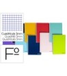 CUADERNO ESPIRAL LIDERPAPEL FOLIO SMART TAPA BLANDA 80H 60GR CUADRO...