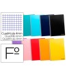 CUADERNO ESPIRAL LIDERPAPEL FOLIO SMART TAPA BLANDA 80H 60GR CUADRO...