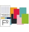 CUADERNO ESPIRAL LIDERPAPEL FOLIO SMART TAPA BLANDA 80H 60GR CUADRO...