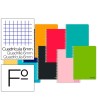 CUADERNO ESPIRAL LIDERPAPEL FOLIO SMART TAPA BLANDA 80H 60GR CUADRO...
