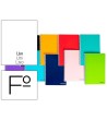CUADERNO ESPIRAL LIDERPAPEL FOLIO SMART TAPA BLANDA 80H 60GR LISO S...